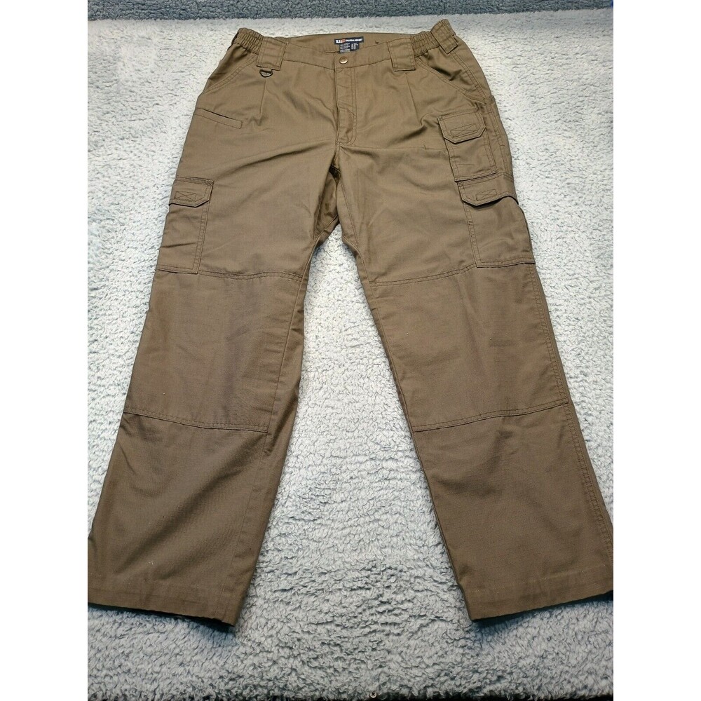 5.11 511 Tactical Series Ripstop Green Cargo Pants 74273 Mens Size 36 Hemmed